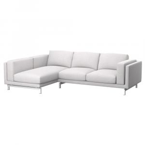 IKEA NOCKEBY 2-seat sofa cover with left chaise longue