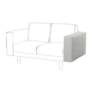 IKEA NORSBORG armrest cover