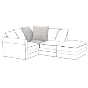IKEA GRONLID corner element cover