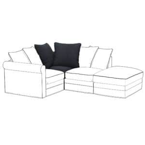 IKEA GRONLID corner element cover