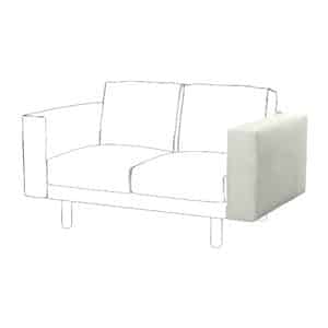 IKEA NORSBORG armrest cover